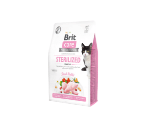 Brit Care Cat GF Sterilized Sensitive sausas pašaras katėms