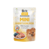 Brit Care Mini konservuotas pašaras šunims maiš. Rabbit&Salmon fillets in gravy