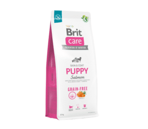 Brit Care Grain-free Puppy Salmon sausas pašaras šuniukams su lašiša