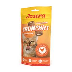 Josera Crunchies Chicken skanėstai katėms su vištiena, 60 g – Josera pakuotė