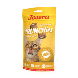 Josera Crunchies with Cheese skanėstai katėms su sūriu, 60 g – Josera pakuotė