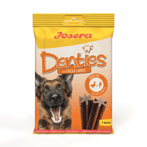Josera Denties Duck & Carrot skanėstai šunims su antiena ir morkomis, 180 g – Josera pakuotė