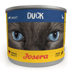 Josera Duck begrūdžiai konservai katėms su antiena, 6 x 200 g – Josera pakuotė
