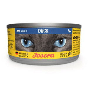 Josera Duck begrūdžiai konservai katėms su antiena, 6 x 85 g – Josera pakuotė