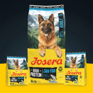 Josera High Protein Adult Sea Fish sausas pašaras šunims su žuvimi, 900 g – Josera pakuotė – vaizdas 2