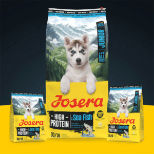 Josera High Protein Junior Sea Fish sausas pašaras jauniems šunims su žuvimi, 3 kg – Josera pakuotė – vaizdas 2