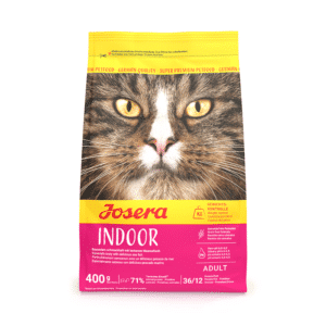 Josera Indoor begrūdis sausas pašaras katėms su paukštiena ir jūros žuvimi, 400 g – Josera pakuotė