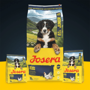 Josera Kids sausas pašaras jauniems šunims su paukštiena, 900 g – Josera pakuotė – vaizdas 2