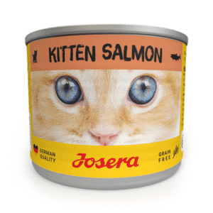 Josera Kitten Salmon begrūdžiai konservai jaunoms katėms su lašiša, 6 x 200 g – Josera pakuotė