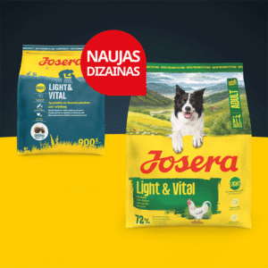 Josera Light and Vital sausas pašaras šunims svorio mažinimui ir kontrolei su paukštiena, 12,5 kg – Josera pakuotė – vaizdas 3