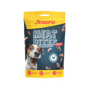 Josera Meat Bites Mini Chicken skanėstai šunims su vištiena, 70 g – Josera pakuotė
