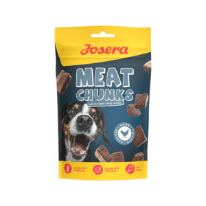 Josera Meat Chunks Chicken skanėstai šunims su vištiena, 70 g – Josera pakuotė