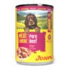 Josera Meat Lovers Junior Pure Beef konservai jauniems šunims su jautiena, 6 x 400 g – Josera pakuotė