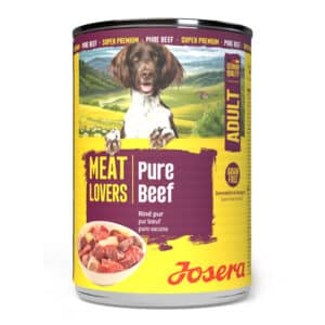 Josera Meat Lovers Pure Beef konservai šunims su jautiena, 6 x 400 g – Josera pakuotė