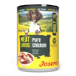 Josera Meat Lovers Pure Chicken konservai šunims su vištiena, 6 x 400 g – Josera pakuotė