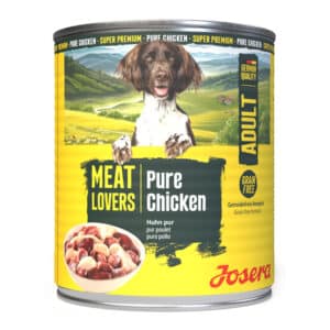 Josera Meat Lovers Pure Chicken konservai šunims su vištiena, 6 x 800 g – Josera pakuotė