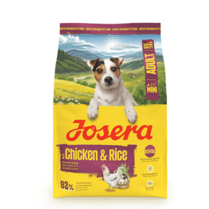 Josera Mini Chicken and Rice sausas pašaras mažų veislių šunims su paukštiena, 3 kg – Josera pakuotė