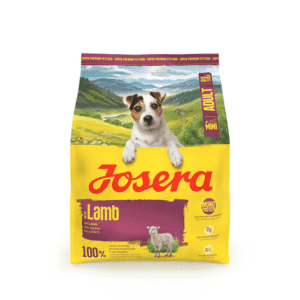 Josera Mini Lamb begrūdis sausas pašaras mažų veislių šunims su ėriena, 900 g – Josera pakuotė