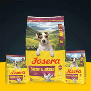 Josera Mini Salmon+Chicken sausas pašaras mažų veislių šunims su lašiša ir vištiena, 900 g – Josera pakuotė – vaizdas 2