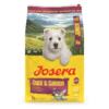 Josera MiniJunior Duck + Salmon sausas pašaras mažų veislių jauniems šunims su antiena ir lašiša, 10 kg – Josera pakuotė