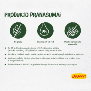 Josera NatureCat begrūdis sausas pašaras katėms su paukštiena ir lašiša, 400 g – Josera pakuotė – vaizdas 3