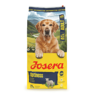 Josera Optiness sausas pašaras šunims su ėriena, 12,5 kg – Josera pakuotė