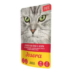 Josera Paté Beef & Chicken Goulash begrūdžiai konservai katėms su jautiena ir vištiena, 6 x 85 g – Josera pakuotė
