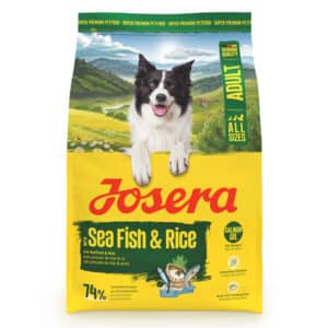 Josera Sea Fish + Rice A/S sausas pašaras šunims su jūros žuvimi, 3 kg – Josera pakuotė