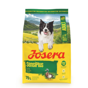 Josera SensiPlus sausas pašaras jautriems šunims su antiena, 3 kg – Josera pakuotė