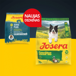Josera SensiPlus sausas pašaras jautriems šunims su antiena, 900 g – Josera pakuotė – vaizdas 3