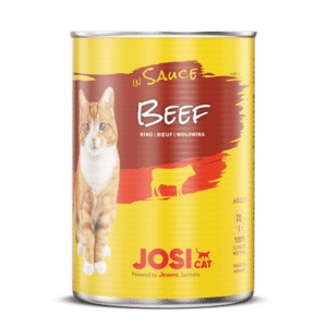 JosiCat Beef in Sauce konservai katėms su jautiena padaže, 6 x 415 g – Josera pakuotė