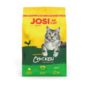JosiCat Crunchy Chicken sausas pašaras katėms su vištiena, 10 kg – Josera pakuotė