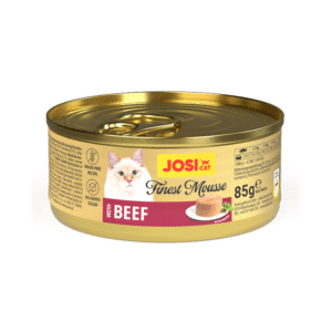 JosiCat Finest Mousse with Beef paštetas katėms su jautiena, 6 x 85 g – Josera pakuotė