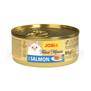 JosiCat Finest Mousse with Salmon paštetas katėms su lašiša, 6 x 85 g – Josera pakuotė
