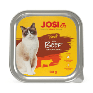JosiCat Paté with Beef paštetas katėms su jautiena, 6 x 100 g – Josera pakuotė