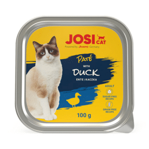 JosiCat Paté with Duck paštetas katėms su antiena, 6 x 100 g – Josera pakuotė