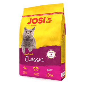 JosiCat Sterilised Classic sausas pašaras katėms, 10 kg – Josera pakuotė