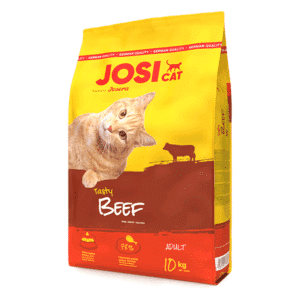 JosiCat Tasty Beef sausas pašaras katėms su jautiena, 10 kg – Josera pakuotė