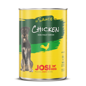 JosiDog Chicken in Sauce konservai šunims su vištiena padaže, 6 x 415 g – Josera pakuotė