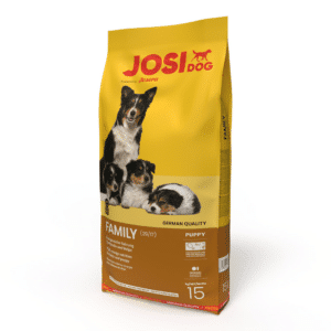JosiDog Family sausas pašaras šuniukams ir vaikingoms bei žindančioms kalėms, 15 kg – Josera pakuotė – vaizdas 2
