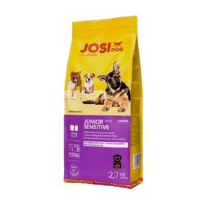 JosiDog Junior Sensitive sausas pašaras jautriems jauniems šunims, 2,7 kg – Josera pakuotė
