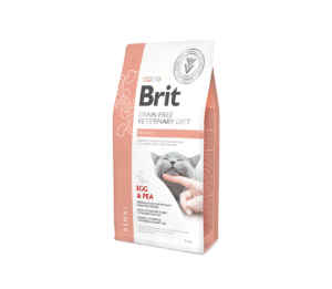Brit GF Veterinary Diets Cat Renal sausas pašaras katėms