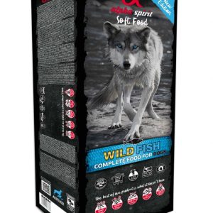 ALPHA SPIRIT WILD FISH drėgnas žuvies pašaras šunims 9kg