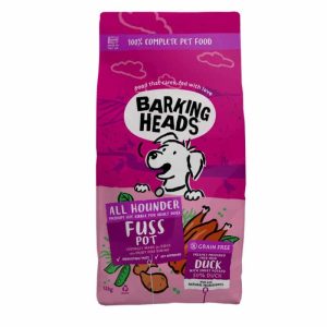 BARKING HEADS Fuss Pot Duck pašaras šunims su antiena 12 kg